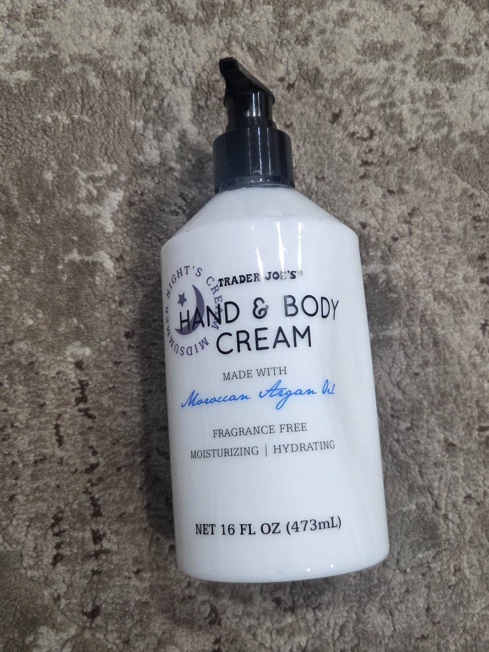 Trader Joe's Fragrance Free White Hand & Body Cream - Moisturizing